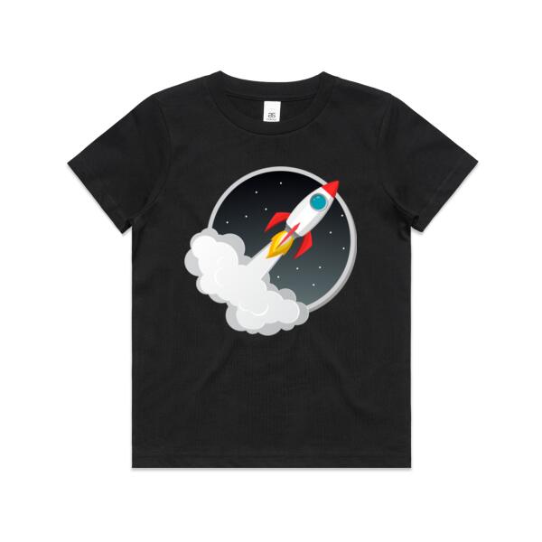 Rocket ship - Kids Youth T shirt Thumbnail