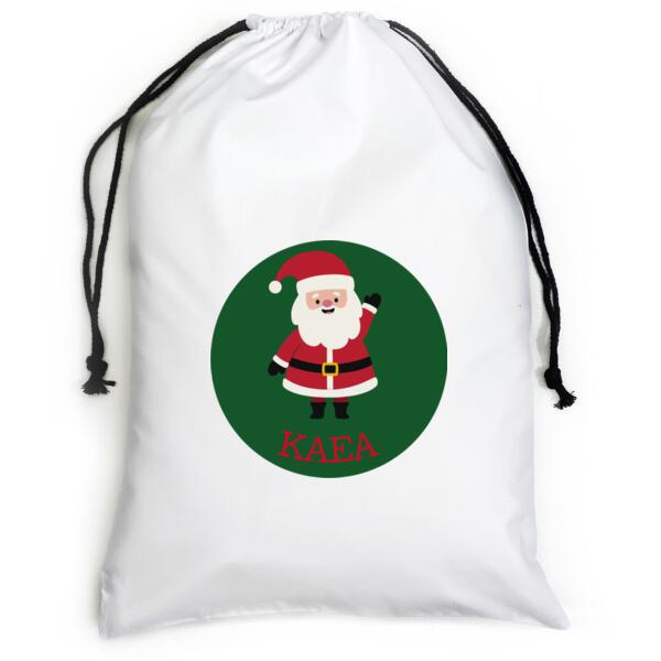 Santa - Large White Canvas Santa Sack Thumbnail