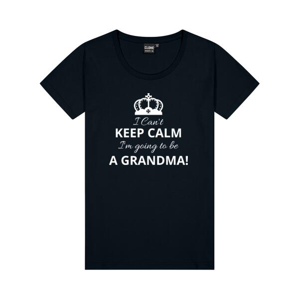 I can't keep calm - Womens Silhouette Tee Thumbnail