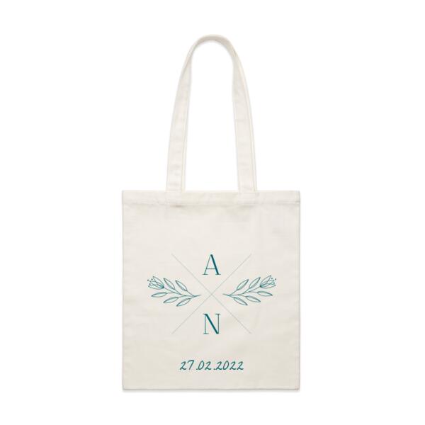 Wedding initials - Parcel Tote Thumbnail