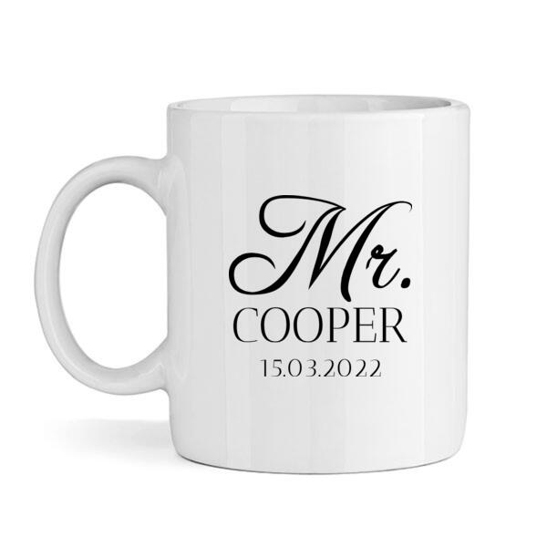 Mr. with date - Mug Thumbnail