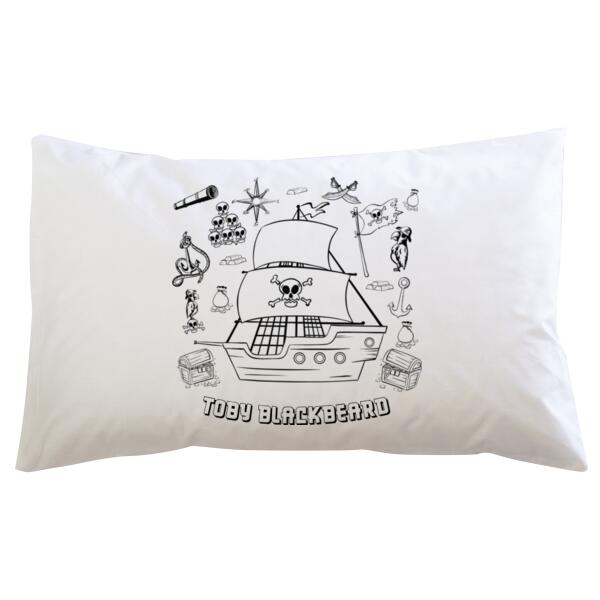 Pirate Colour In - Pillowcase  Thumbnail
