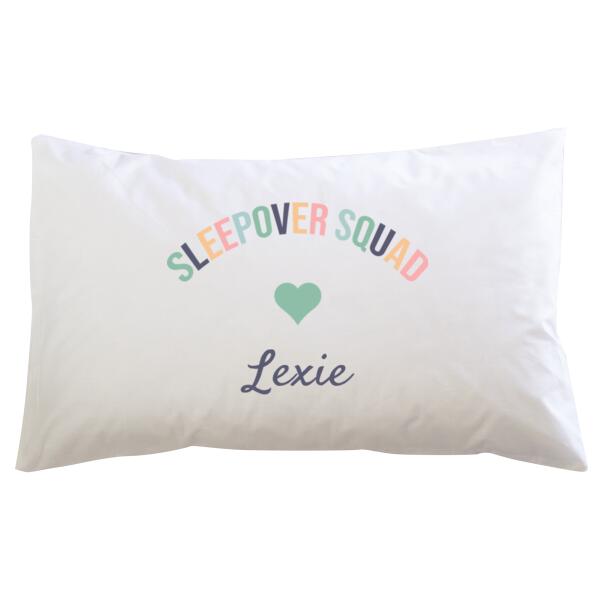 Sleepover Squad Custom name - Pillowcase  Thumbnail