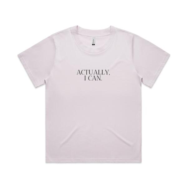 Actually, I can - Womens Martina Tee Thumbnail