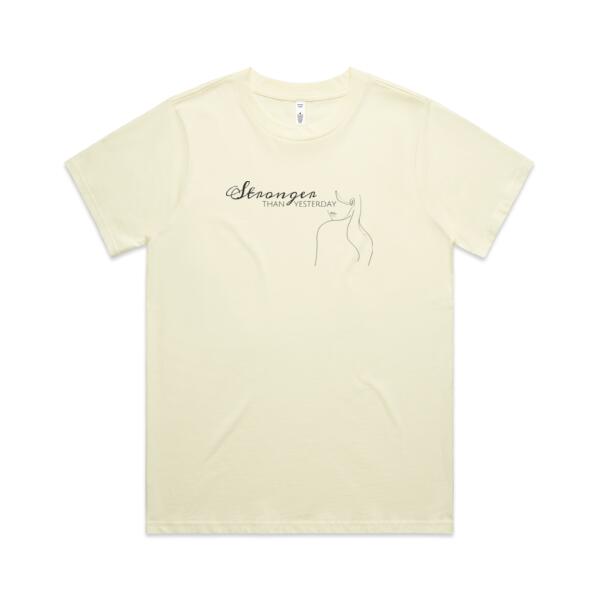 Stronger than yesterday - Womens Classic Tee Thumbnail
