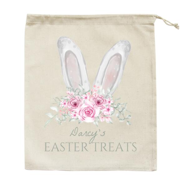 Personalised Easter Treats - Medium Calico Bag Thumbnail