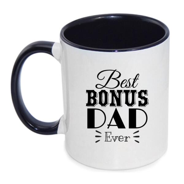 Best Bonus Dad Ever - Inner Coloured Mug Thumbnail
