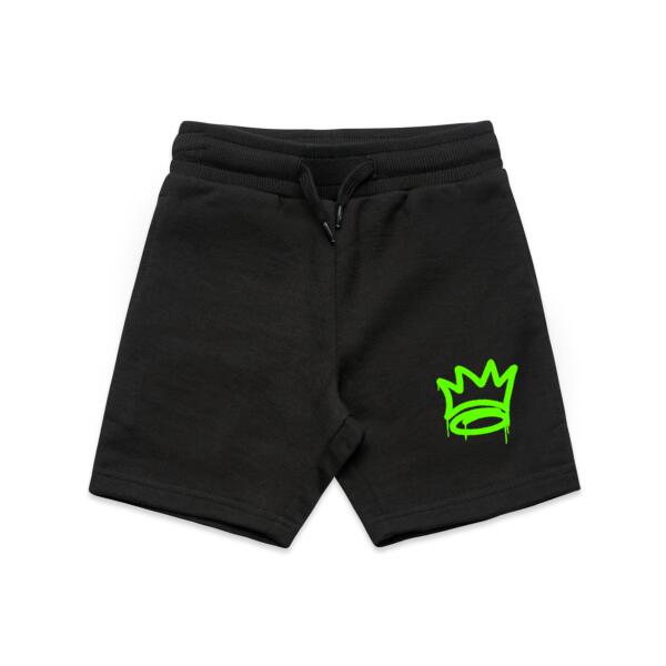 Spraypaint Crown - Kids Stadium Shorts Thumbnail