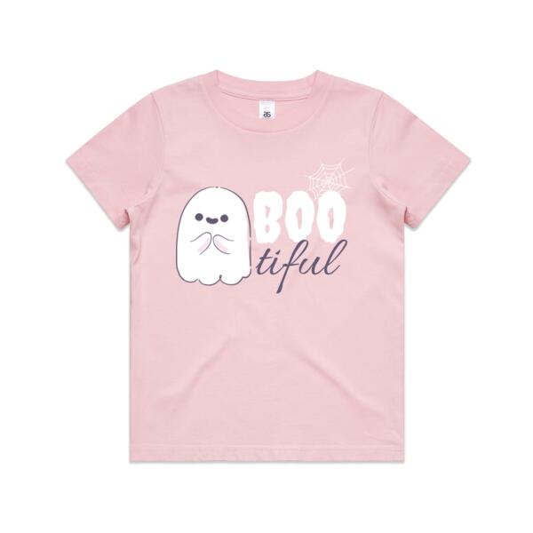 Boo-tiful cute ghost - Kids Youth T shirt Thumbnail
