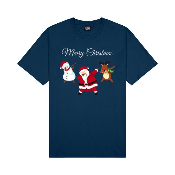 Dabbing Santa - Kids Outline Tee Thumbnail