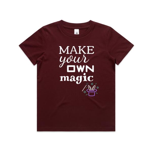 Make your own magic - Kids Youth T shirt Thumbnail