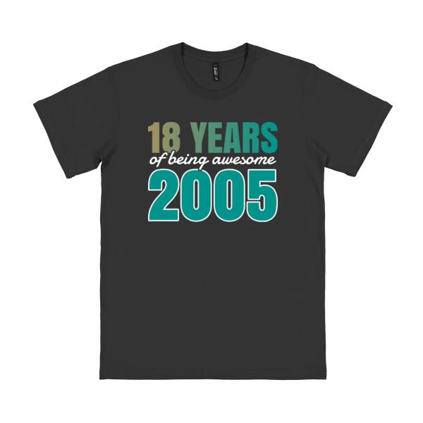 18 years of being awesome - Urban Collab Mens Set Tee Thumbnail