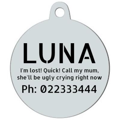 Call my mum! Pet Tag - Pet Tag Thumbnail