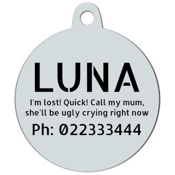 Call my mum! Pet Tag - Pet Tag Thumbnail