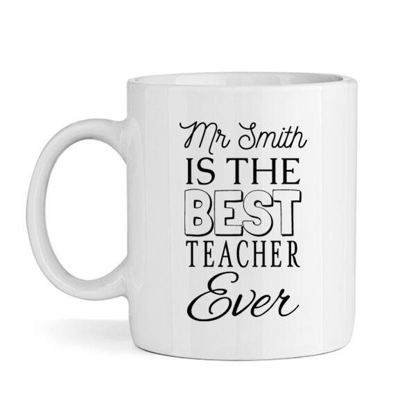 Best Teacher Ever - Personalised - Mug Thumbnail