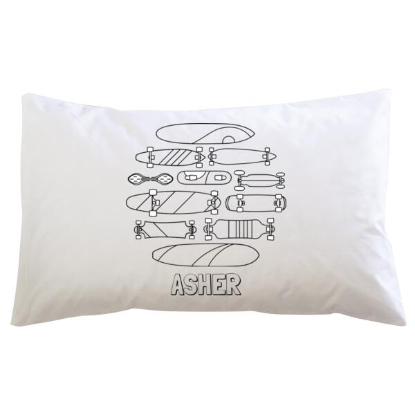 Skate Colour Me In - Pillowcase  Thumbnail