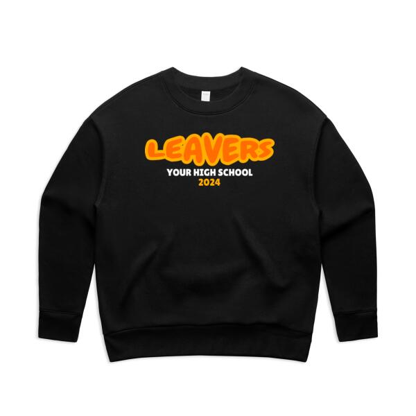 Bubble Leavers  - AS Colour Women's Relax Crew Thumbnail