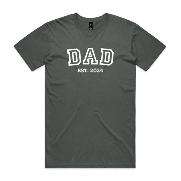 Dad - Est 2024 - Customisable - AS Colour Mens Staple T shirt Thumbnail