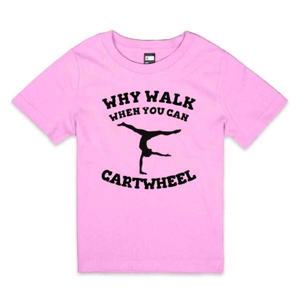 Why walk when you can cartwheel - Thread Project Kids Epic Tee Thumbnail