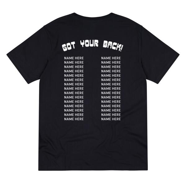 Got your back fundraising tee design - Thread Project Unisex Summer Tee Thumbnail