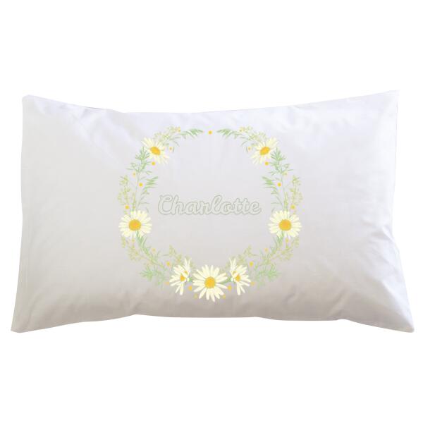 Daisy wreath - Pillowcase  Thumbnail