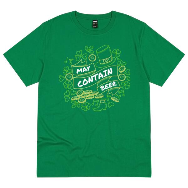 May Contain Beer - St Patricks Day - Thread Project Unisex Epic Tee Thumbnail
