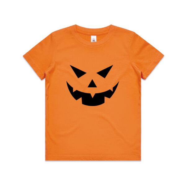 Halloween Jack O Lantern - AS Colour Kids Staple Tee Thumbnail