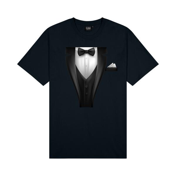 Formal Shirt and Tie - Cloke Mens Outline Tee Thumbnail