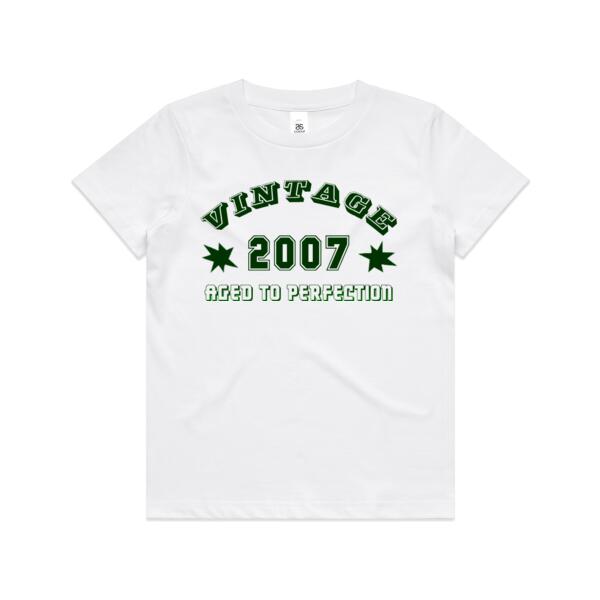 Birthday Vintage (customise me) - Kids Youth T shirt Thumbnail