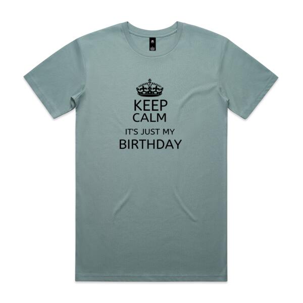Keep Calm Birthday - AS Colour Mens Staple T shirt Thumbnail