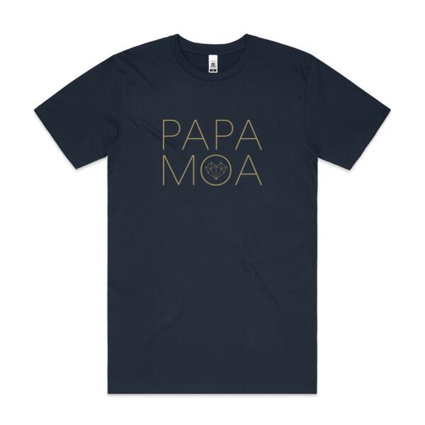 Papamoa - Mens Block T shirt Thumbnail