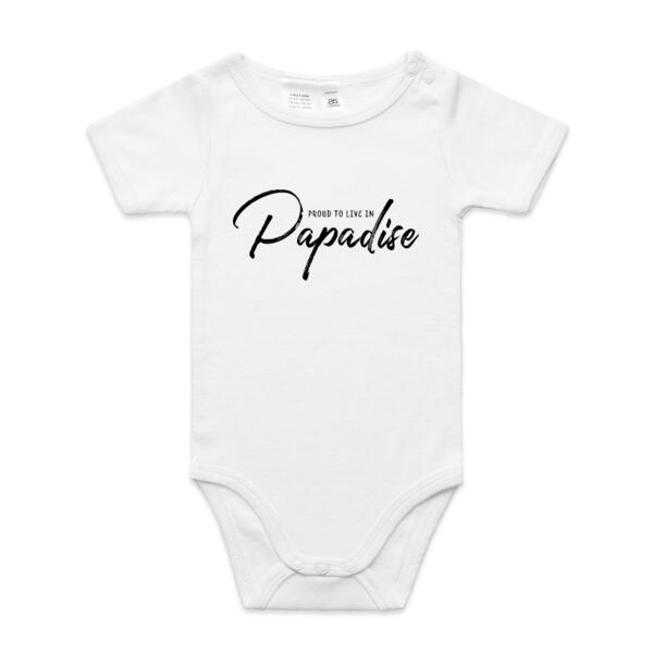 Proud to live in Papadise - AS Colour Organic Infant Mini-Me One-Piece Thumbnail