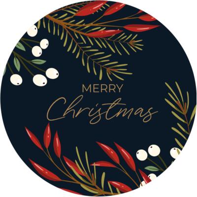 Merry Christmas Circle Thumbnail