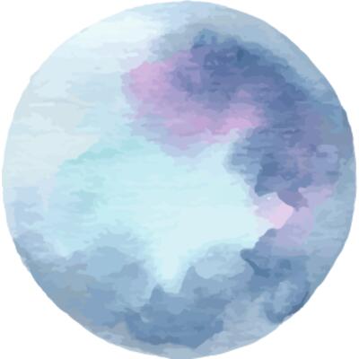watercolour moon Thumbnail