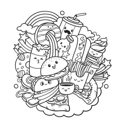 Fast Food Colour In Thumbnail