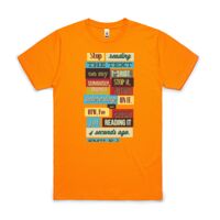 AS Colour Mens Block Safety Tee Thumbnail